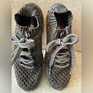 NOBULL All Day Knit Trainer Sneakers Black Gray Women’s Size 6